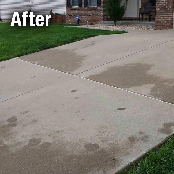 A-1 Concrete Fort Wayne Driveway Leveling After